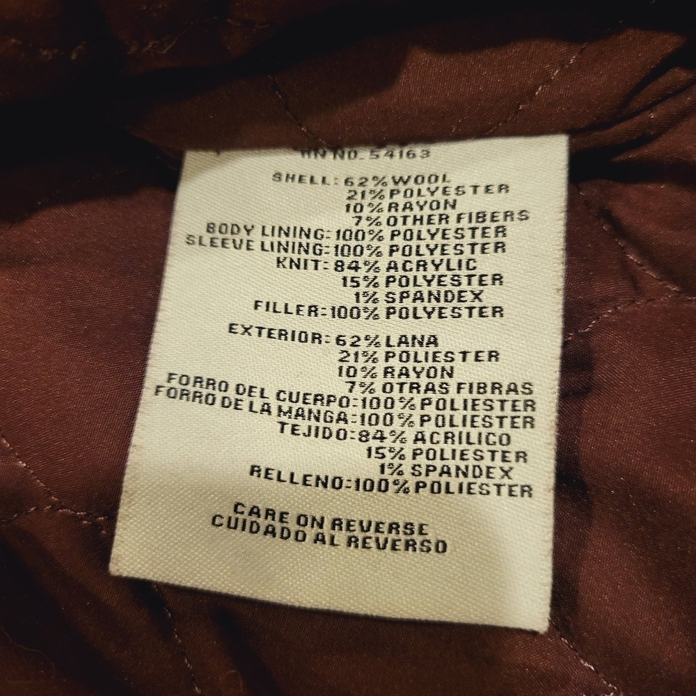 Levi's Maroon Wool Bomber Jacket - image 5